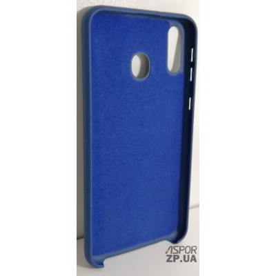 Накладка (з мікрофіброю) Silk No Brand для Samsung M20/M205- синій
