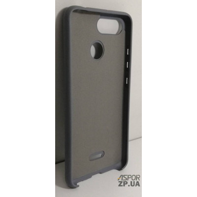 Накладка (з мікрофіброю) Silk No Brand для Xiaomi Redmi 6- сірий