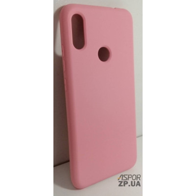 Накладка (з мікрофіброю) Silk No Brand для Xiaomi Redmi Note 7- рожевий Накладка (з мікрофіброю) Silk No Brand для Xiaomi Redmi Note 7- рожевий