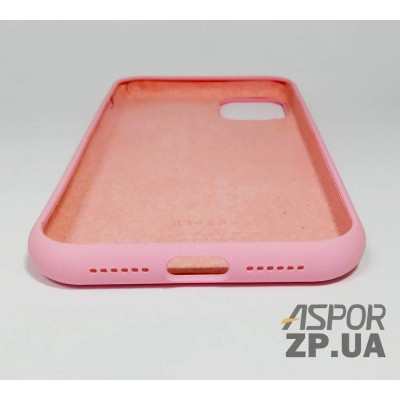 Накладка (з мікрофіброю) Silk Original Full Cover для iPhone X / XS- рожевий
