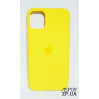 Накладка (з мікрофіброю) Silk Original Full Cover для iPhone XS Max- №53 жовтий