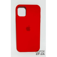 Накладка (з мікрофіброю) Silk Original Full Cover для iPhone XS Max- червоний
