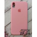 Накладка (з мікрофіброю) Silk Original Full Cover для iPhone XS Max- рожевий