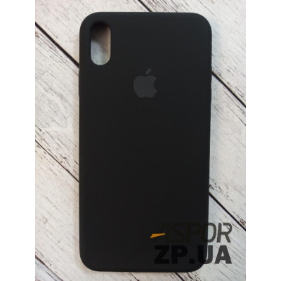 Накладка (з мікрофіброю) Silk Original Full Cover для iPhone XS Max- чорний Накладка (з мікрофіброю) Silk Original Full Cover для iPhone XS Max- чорний
