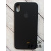 Накладка (з мікрофіброю) Silk Original Full Cover для iPhone XS Max- чорний