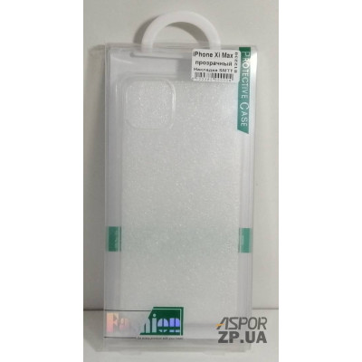 Накладка SMTT Soft Touch для iPhone 11 Pro Max- прозорий