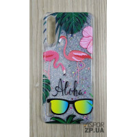 Накладка Water Shine для Xiaomi Mi A3/CC9E- №1 червоний Фламінго