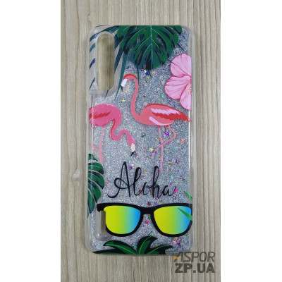 Накладка Water Shine для Xiaomi Mi A3/CC9E- №1 червоний Фламінго Накладка Water Shine для Xiaomi Mi A3/CC9E- №1 червоний Фламінго