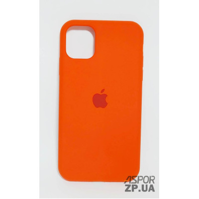 Накладка (з мікрофіброю) Silk Original Full Cover для iPhone 11 Pro Max- №13 помаранчевий Накладка (з мікрофіброю) Silk Original Full Cover для iPhone 11 Pro Max- №13 помаранчевий