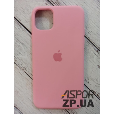 Накладка (з мікрофіброю) Silk Original Full Cover для iPhone 11 Pro Max- рожевий Накладка (з мікрофіброю) Silk Original Full Cover для iPhone 11 Pro Max- рожевий