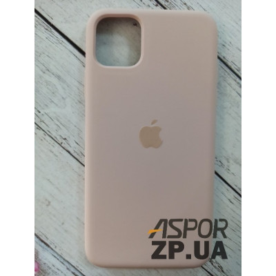 Накладка (з мікрофіброю) Silk Original Full Cover для iPhone 11 Pro Max- рожевий пісок Накладка (з мікрофіброю) Silk Original Full Cover для iPhone 11 Pro Max- рожевий пісок
