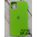 Накладка (з мікрофіброю) Silk Original Full Cover для iPhone 11 Pro Max- салатовий