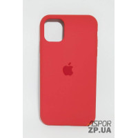 Накладка (з мікрофіброю) Silk Original Full Cover для iPhone 11 Pro Max- №35 темно- кораловий