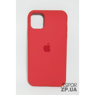 Накладка (з мікрофіброю) Silk Original Full Cover для iPhone 11 Pro Max- №35 темно- кораловий Накладка (з мікрофіброю) Silk Original Full Cover для iPhone 11 Pro Max- №35 темно- кораловий