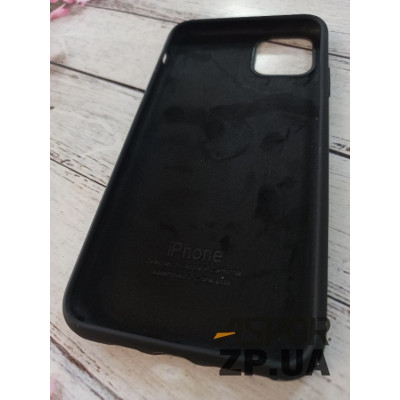 Накладка (з мікрофіброю) Silk Full Protective для iPhone 11 Pro Max- чорний