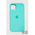 Накладка (з мікрофіброю) Silk Original Full Cover для iPhone 11 Pro- №17 бірюзовий
