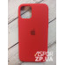 Накладка (з мікрофіброю) Silk Original Full Cover для iPhone 11 Pro- червоний