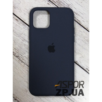 Накладка (з мікрофіброю) Silk Original Full Cover для iPhone 11 Pro- темно- синій Накладка (з мікрофіброю) Silk Original Full Cover для iPhone 11 Pro- темно- синій