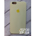 Накладка (з мікрофіброю) Silk Original Full Cover для iPhone 6 Plus/6S Plus- №53 жовтий