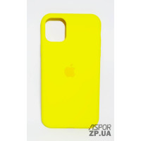 Накладка (з мікрофіброю) Silk Original Full Cover для iPhone 6 Plus/6S Plus- лимонний