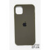Накладка (з мікрофіброю) Silk Original Full Cover для iPhone 6 Plus/6S Plus- оливковий