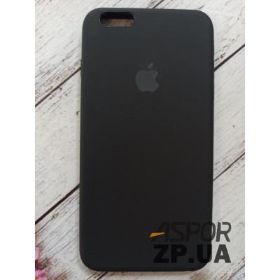 Накладка (з мікрофіброю) Silk Original Full Cover для iPhone 6 Plus/6S Plus- №18 чорний Накладка (з мікрофіброю) Silk Original Full Cover для iPhone 6 Plus/6S Plus- №18 чорний