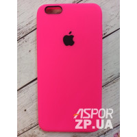 Накладка (з мікрофіброю) Silk Original Full Cover для iPhone 6 Plus/6S Plus- №39 яскраво- рожевий