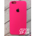 Накладка (з мікрофіброю) Silk Original Full Cover для iPhone 6 Plus/6S Plus- №39 яскраво- рожевий
