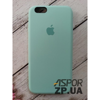 Накладка (з мікрофіброю) Silk Original Full Cover для iPhone 6/6S- бірюзовий Накладка (з мікрофіброю) Silk Original Full Cover для iPhone 6/6S- бірюзовий