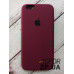Накладка (з мікрофіброю) Silk Original Full Cover для iPhone 6/6S- марсала