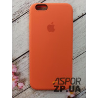 Накладка (з мікрофіброю) Silk Original Full Cover для iPhone 6/6S- кораловий