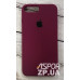 Накладка (з мікрофіброю) Silk Original Full Cover для iPhone 7 Plus/8 Plus- марсала