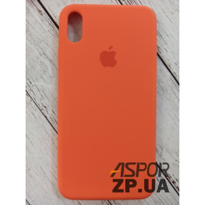 Накладка (з мікрофіброю) Silk Original Full Cover для iPhone XS Max- №2 кораловий Накладка (з мікрофіброю) Silk Original Full Cover для iPhone XS Max- №2 кораловий