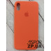 Накладка (з мікрофіброю) Silk Original Full Cover для iPhone XS Max- №2 кораловий