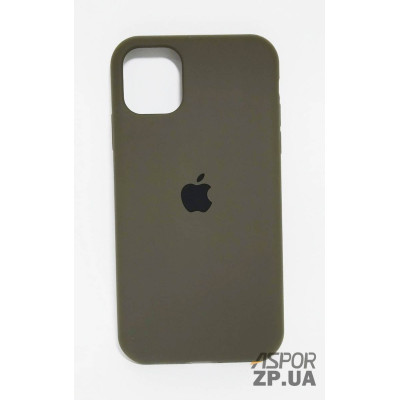 Накладка (з мікрофіброю) Silk Original Full Cover для iPhone XS Max- оливковий Накладка (з мікрофіброю) Silk Original Full Cover для iPhone XS Max- оливковий