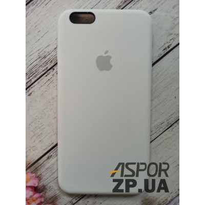 Накладка (з мікрофіброю) Silk Original Full Cover для iPhone 6 Plus/6S Plus- №9 білий Накладка (з мікрофіброю) Silk Original Full Cover для iPhone 6 Plus/6S Plus- №9 білий
