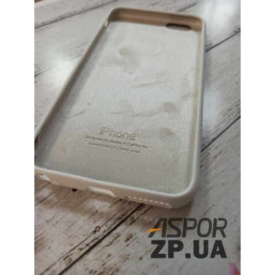Накладка (з мікрофіброю) Silk Original Full Cover для iPhone 6 Plus/6S Plus- №9 білий
