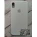 Накладка (з мікрофіброю) Silk Original Full Cover для iPhone XS Max- №9 білий