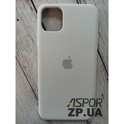 Накладка (з мікрофіброю) Silk Original Full Cover для iPhone 11 Pro Max- №9 білий Накладка (з мікрофіброю) Silk Original Full Cover для iPhone 11 Pro Max- №9 білий