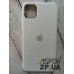 Накладка (з мікрофіброю) Silk Original Full Cover для iPhone 11 Pro Max- №9 білий