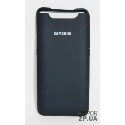 Накладка (з мікрофіброю) Silk Original Full Cover для Samsung A80/A90- №18 чорний Накладка (з мікрофіброю) Silk Original Full Cover для Samsung A80/A90- №18 чорний
