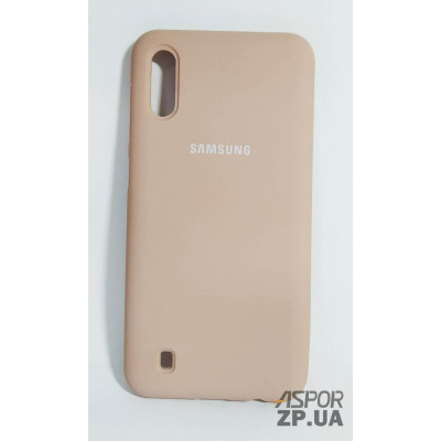 Накладка (з мікрофіброю) Silk Original Full Cover для Samsung M10/M105- №1 пісочно- рожевий Накладка (з мікрофіброю) Silk Original Full Cover для Samsung M10/M105- №1 пісочно- рожевий