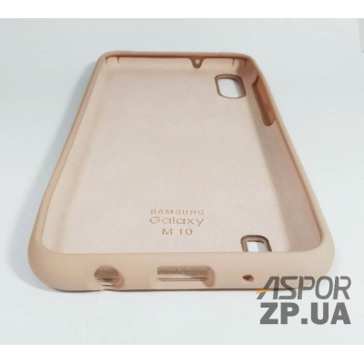 Накладка (з мікрофіброю) Silk Original Full Cover для Samsung M10/M105- №1 пісочно- рожевий