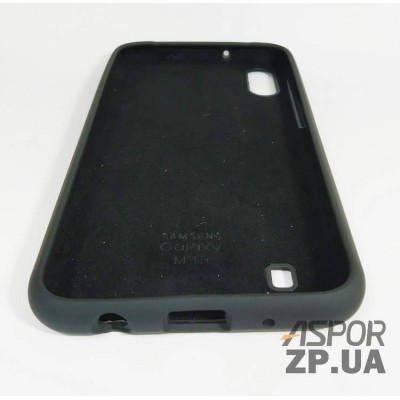 Накладка (з мікрофіброю) Silk Original Full Cover для Samsung M10/M105- №18 чорний