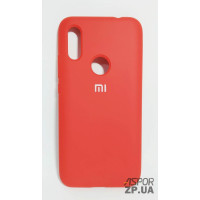 Накладка (з мікрофіброю) Silk Original Full Cover для Xiaomi Redmi 7- №14 червоний