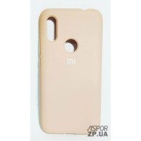 Накладка (з мікрофіброю) Silk Original Full Cover для Xiaomi Redmi 7- №1 пісочно- рожевий