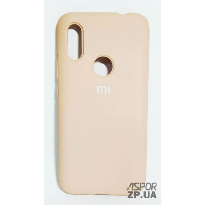 Накладка (з мікрофіброю) Silk Original Full Cover для Xiaomi Redmi 7- №1 пісочно- рожевий Накладка (з мікрофіброю) Silk Original Full Cover для Xiaomi Redmi 7- №1 пісочно- рожевий