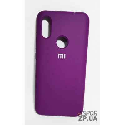 Накладка (з мікрофіброю) Silk Original Full Cover для Xiaomi Redmi 7- №30 світло- фіолетовий