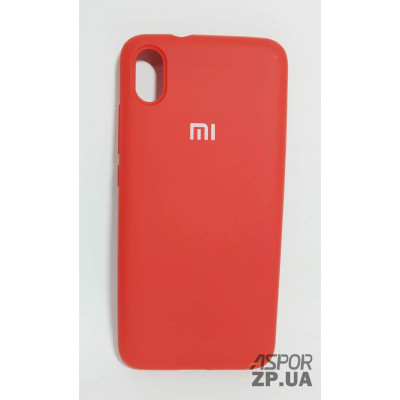Накладка (з мікрофіброю) Silk Original Full Cover для Xiaomi Redmi 7A- №14 червоний