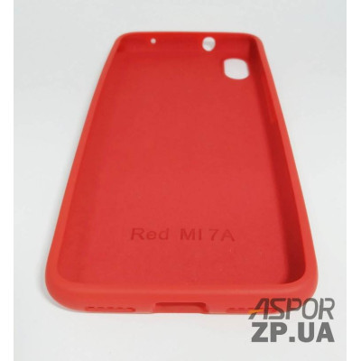 Накладка (з мікрофіброю) Silk Original Full Cover для Xiaomi Redmi 7A- №14 червоний